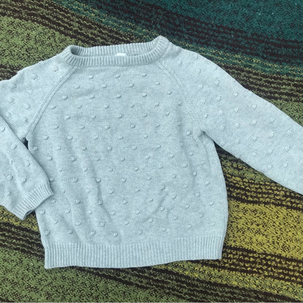 Jamie Kay Dotty Knit Sweater in Seabreeze